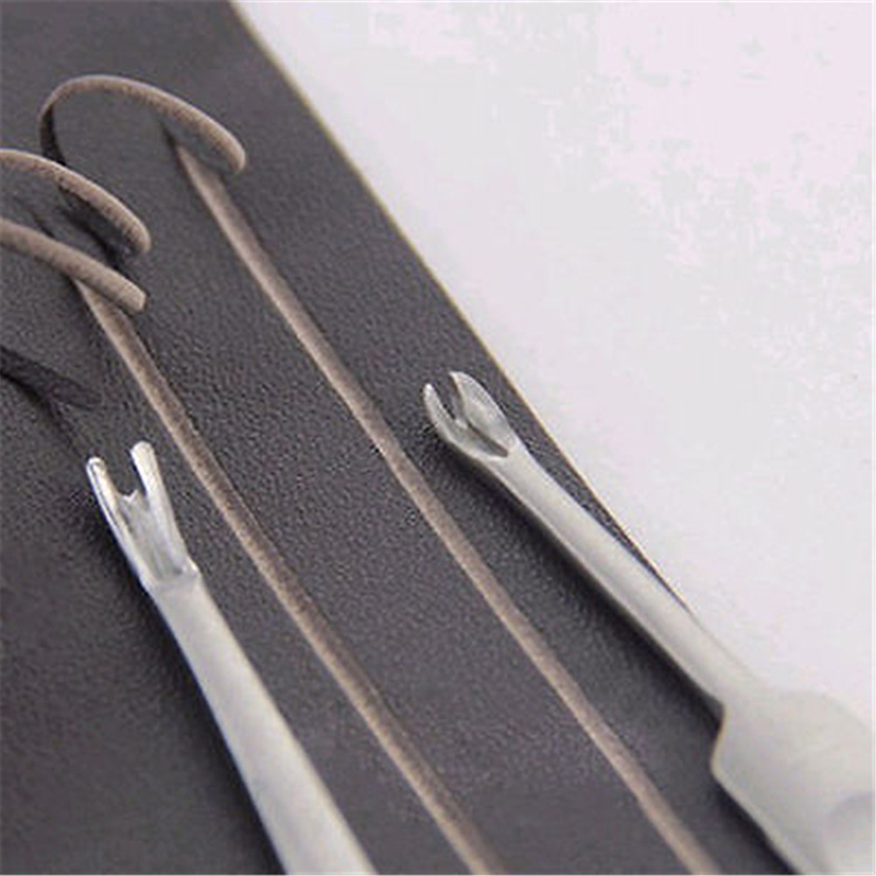 (.) 2Pcs Leather Leathercraft  - đánh giá và giá Groover Stitching Tool